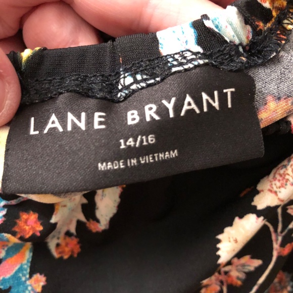 Lane Bryant Black Halter Top Maxi dress size 14/16 - Picture 3 of 4